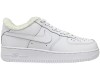 Nike Air Force 1 Low All White с мехом